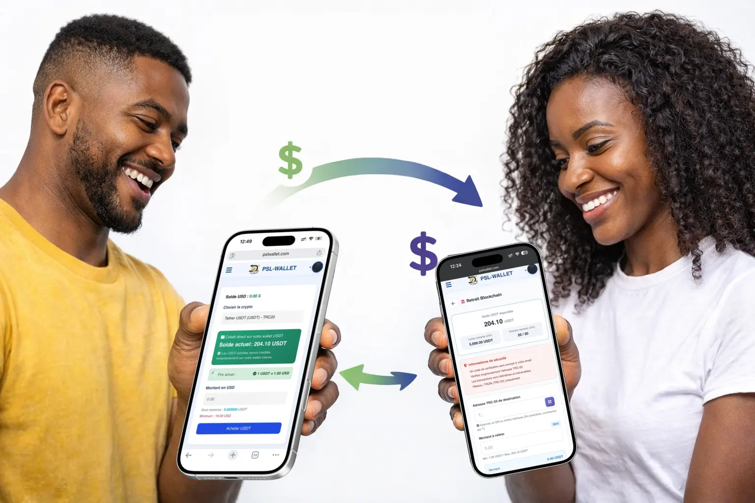 Plateforme Crypto Trading PSL Wallet